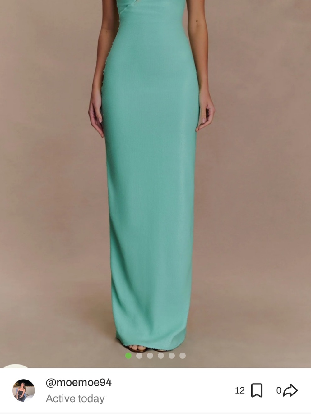 Meshki Winston Strapless Sequin Maxi Dress- Lagoon